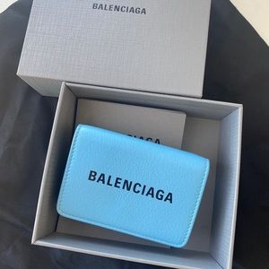 Balenciaga mini cash wallet trifold NWT